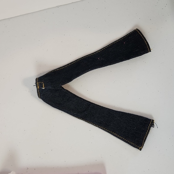 VINTAGE BRATZ XPRESS IT YASMIN CLOTHES CLOTHING BELL BOTTOM JEANS PANTS ONLY - Picture 2 of 2